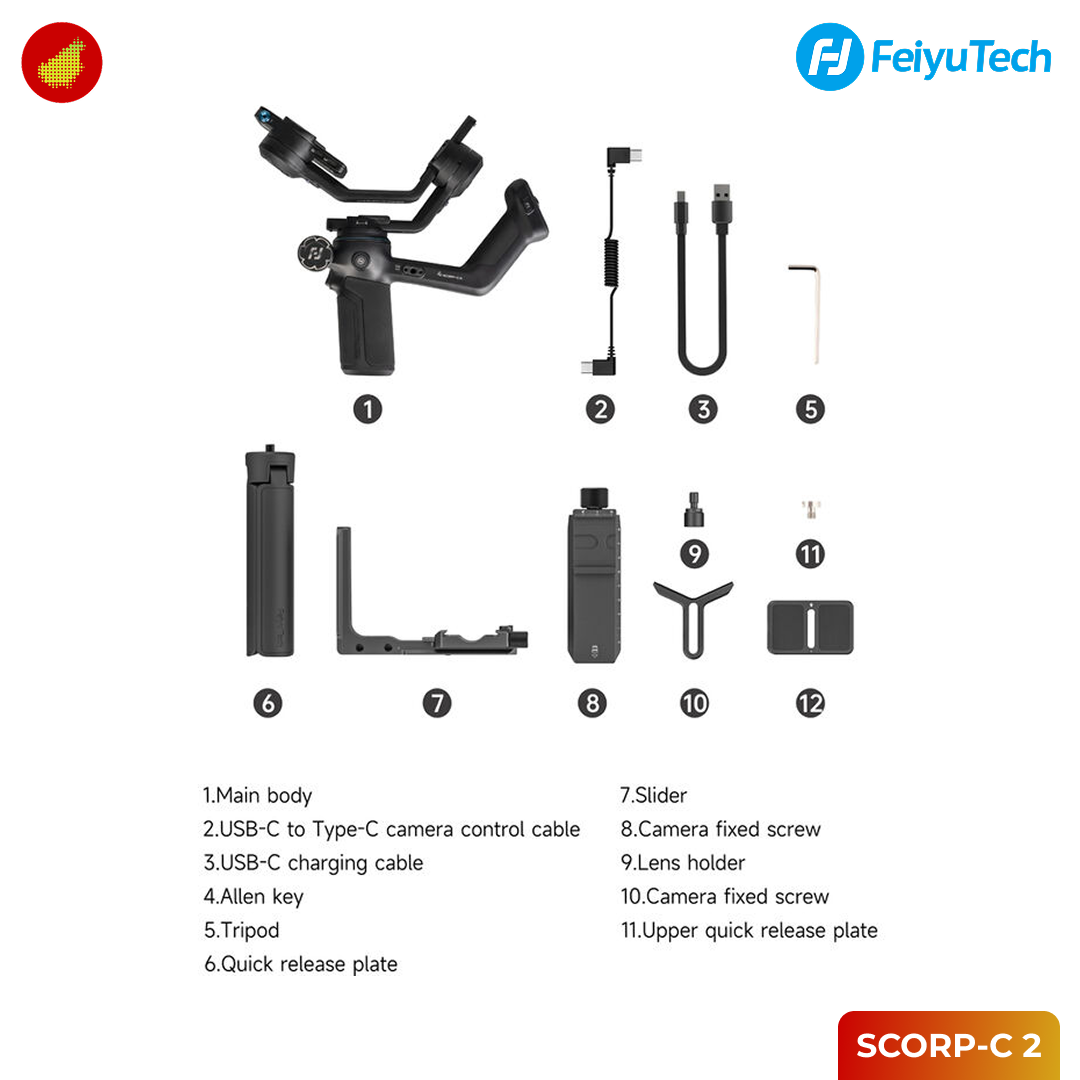 Feiyu SCORP-C 2 3-Axis Gimbal Stabilizer