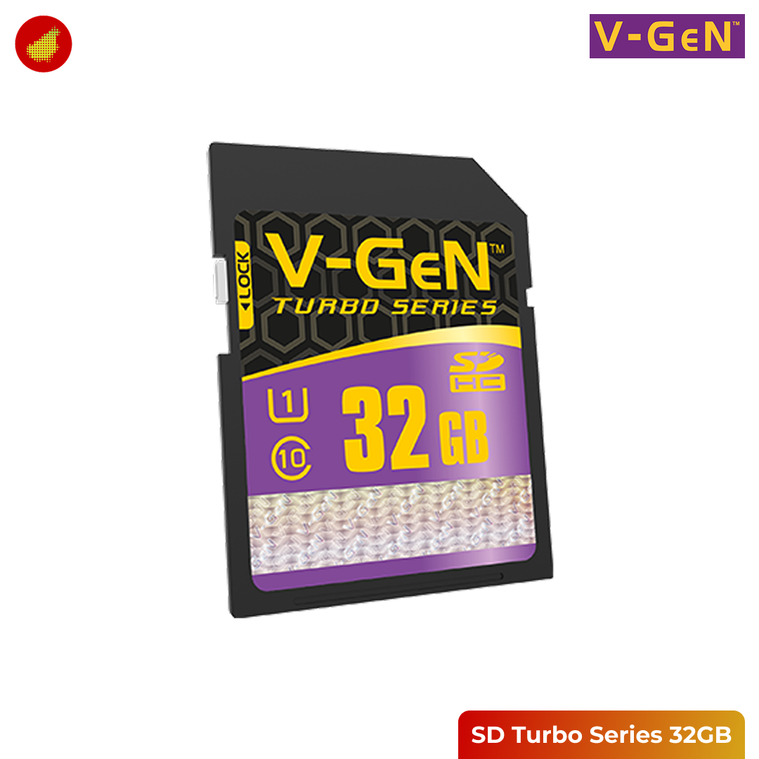 V-GEN SD Card Turbo Series 100MB/s - 32 GB