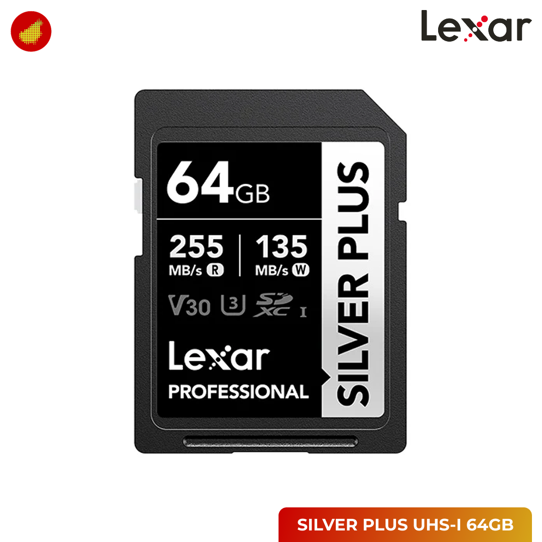 Lexar Professional SILVER PLUS SDXC UHS-I Card - 64 GB | 128 GB