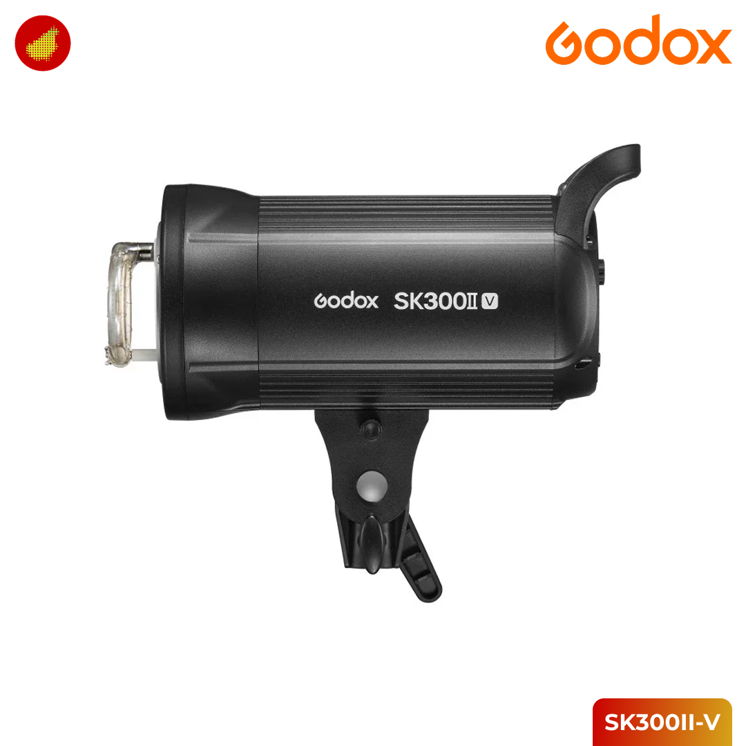 Godox SK300II-V Studio Flash Monolight with LED Modeling Lamp