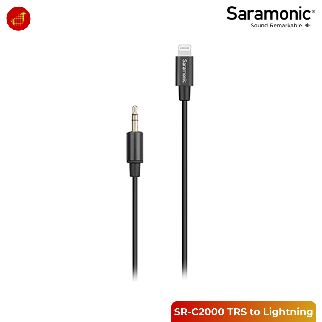 Saramonic SR-C2000 TRS to Lightning Adapter Cable