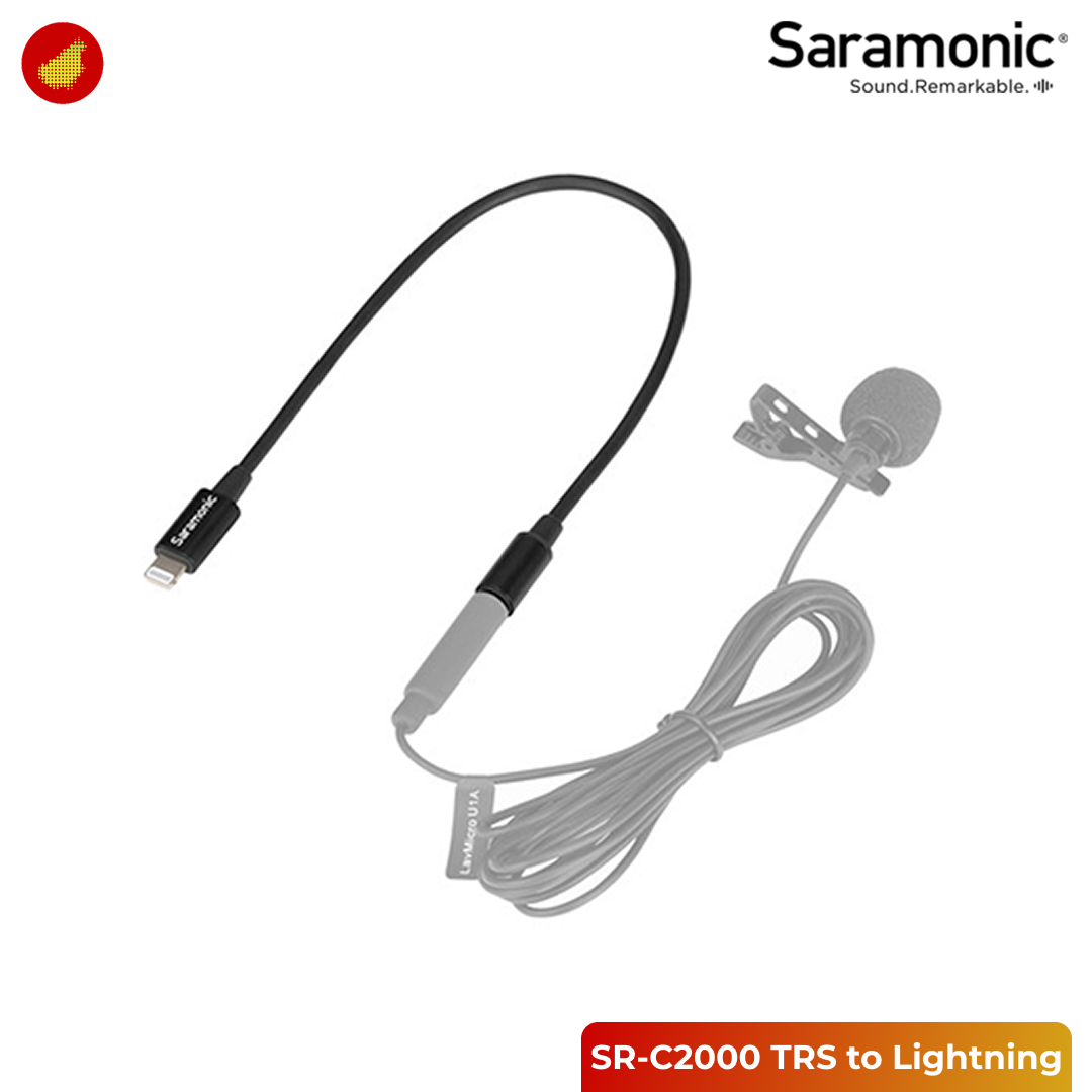 Saramonic SR-C2000 TRS to Lightning Adapter Cable