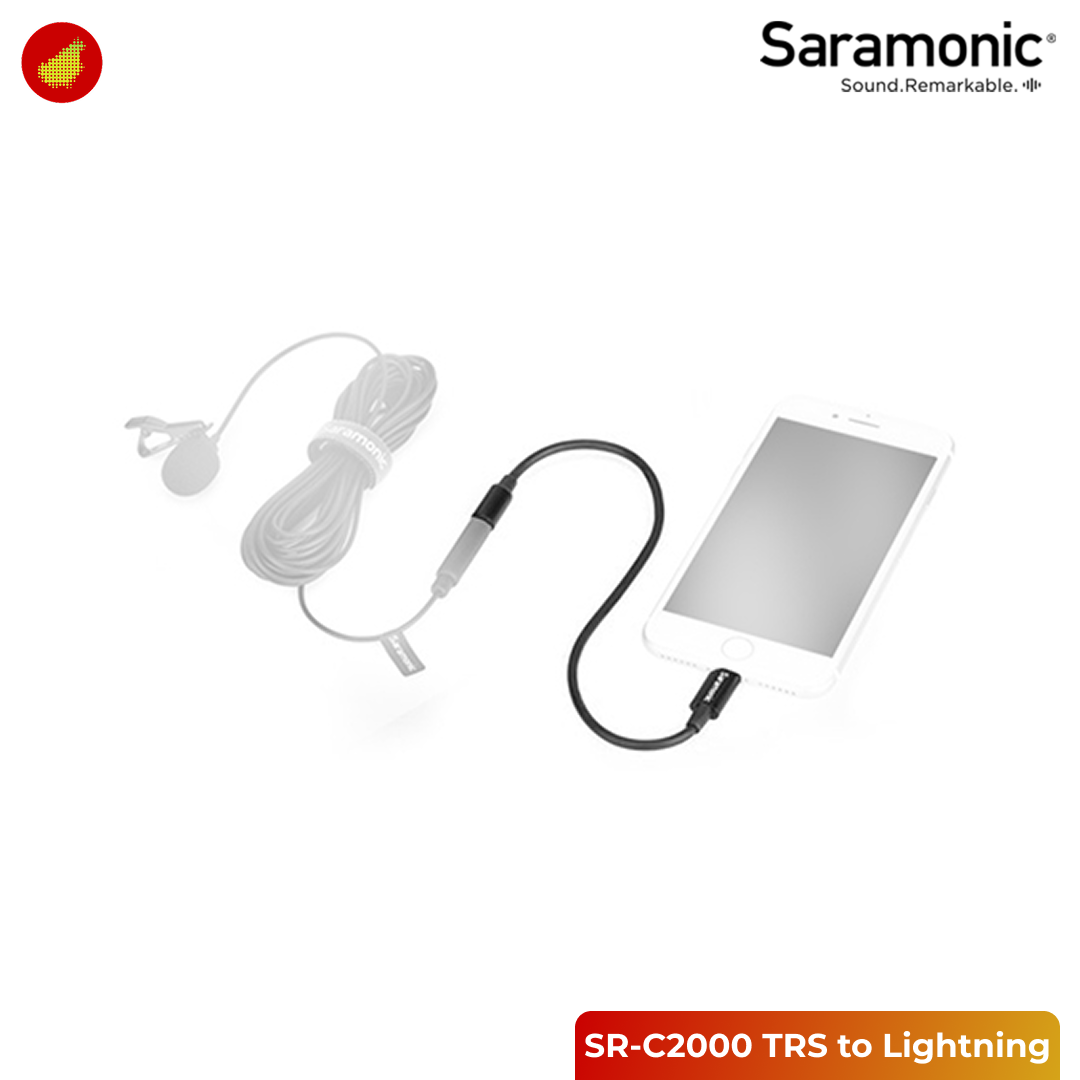 Saramonic SR-C2000 TRS to Lightning Adapter Cable