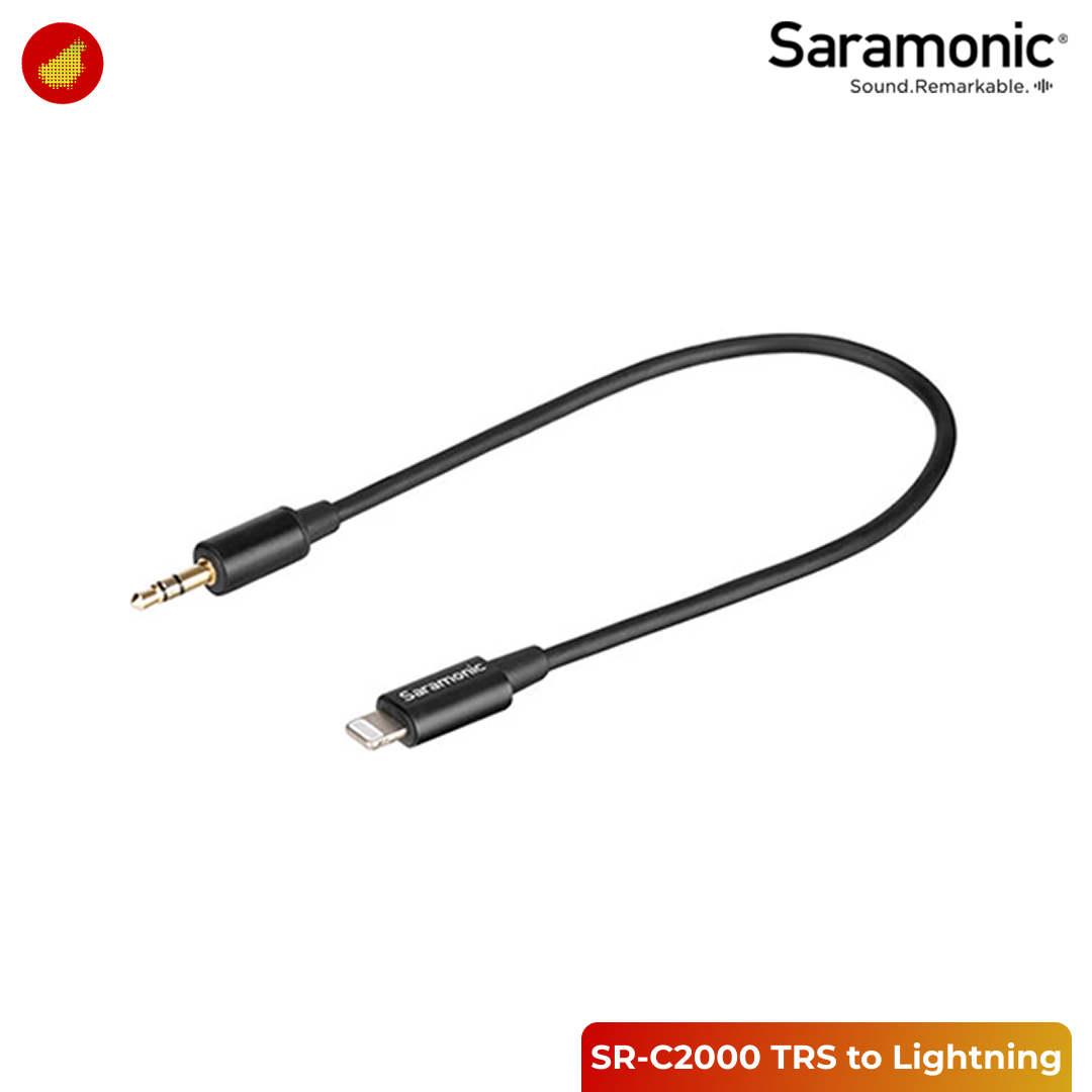 Saramonic SR-C2000 TRS to Lightning Adapter Cable