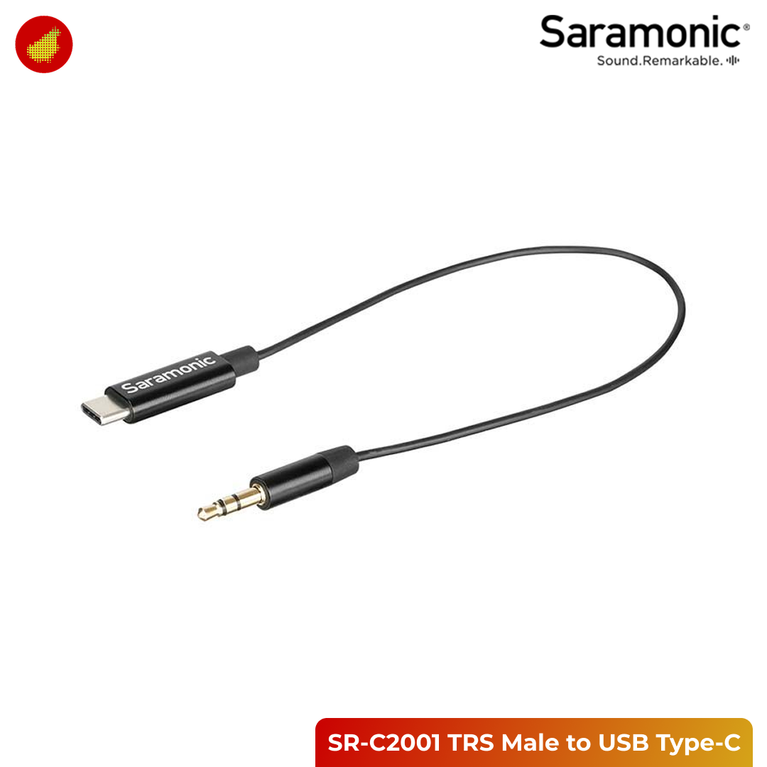 Saramonic SR-C2001 TRS Male to USB Type-C Adapter Cable