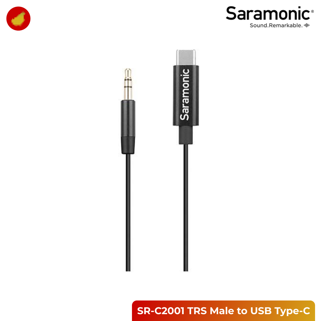 Saramonic SR-C2001 TRS Male to USB Type-C Adapter Cable