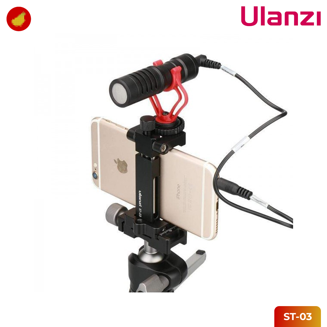 Ulanzi ST-03 Metal Foldable Phone Tripod Holder