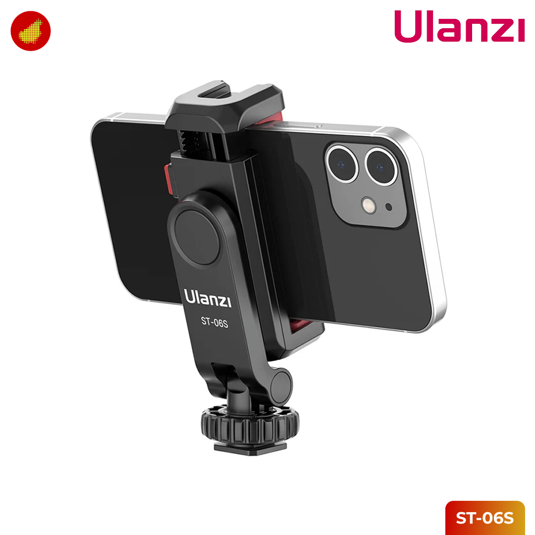 Ulanzi ST-06S Multi-Function Cold Shoe Smartphone Holder