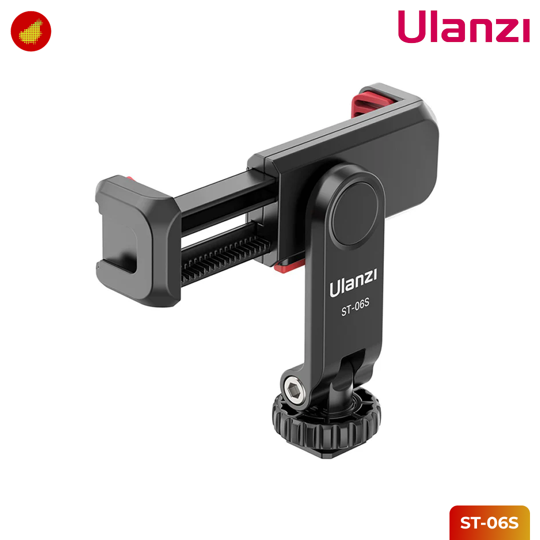 Ulanzi ST-06S Multi-Function Cold Shoe Smartphone Holder