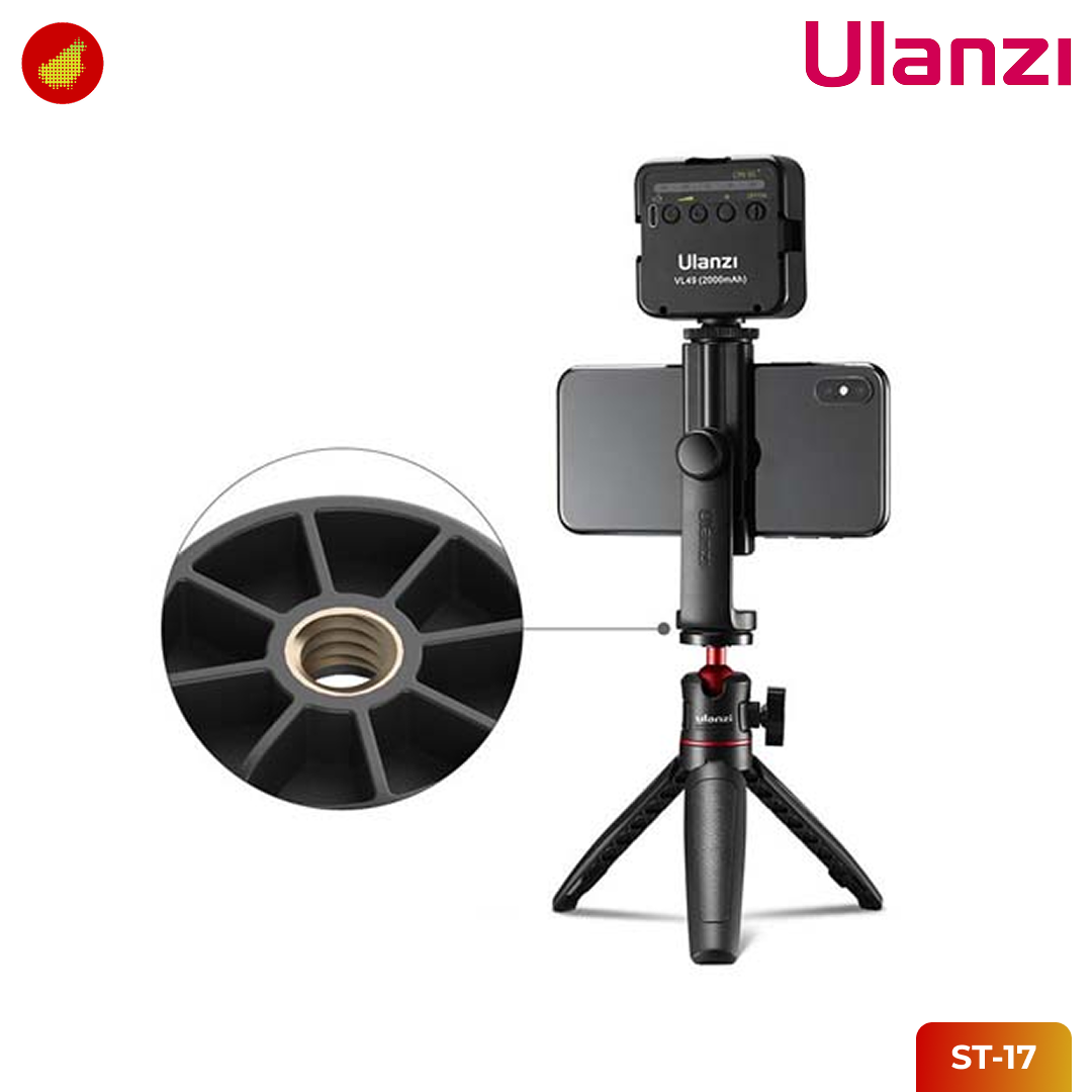 Ulanzi ST-17  360° Rotating Tripod Smartphone Mount