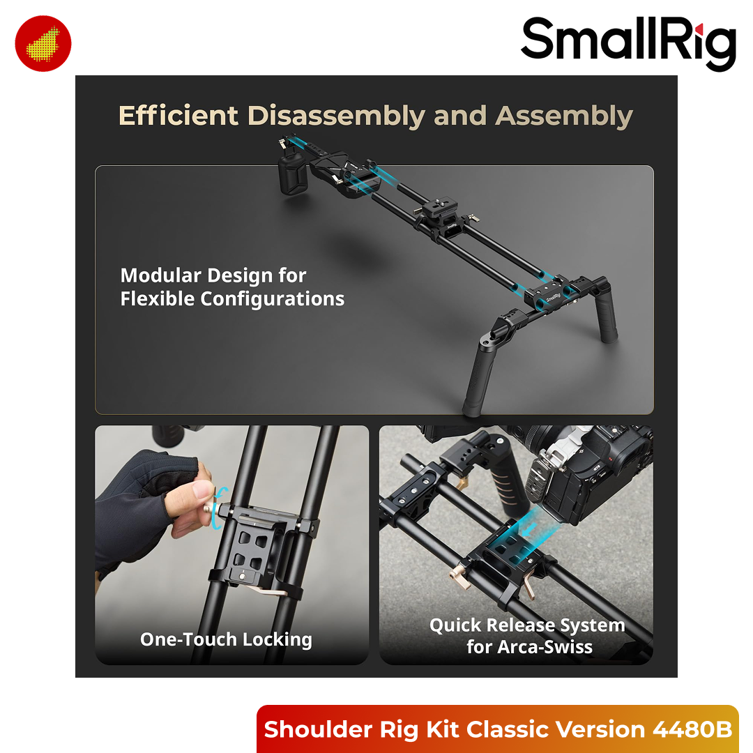 SmallRig Shoulder Rig Kit (Classic Version) - 4480B