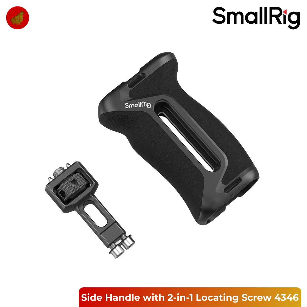 SmallRig Side Handle with Two-in-One Locating Screw - 4346