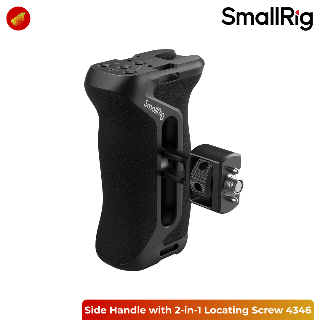 SmallRig Side Handle with Two-in-One Locating Screw - 4346