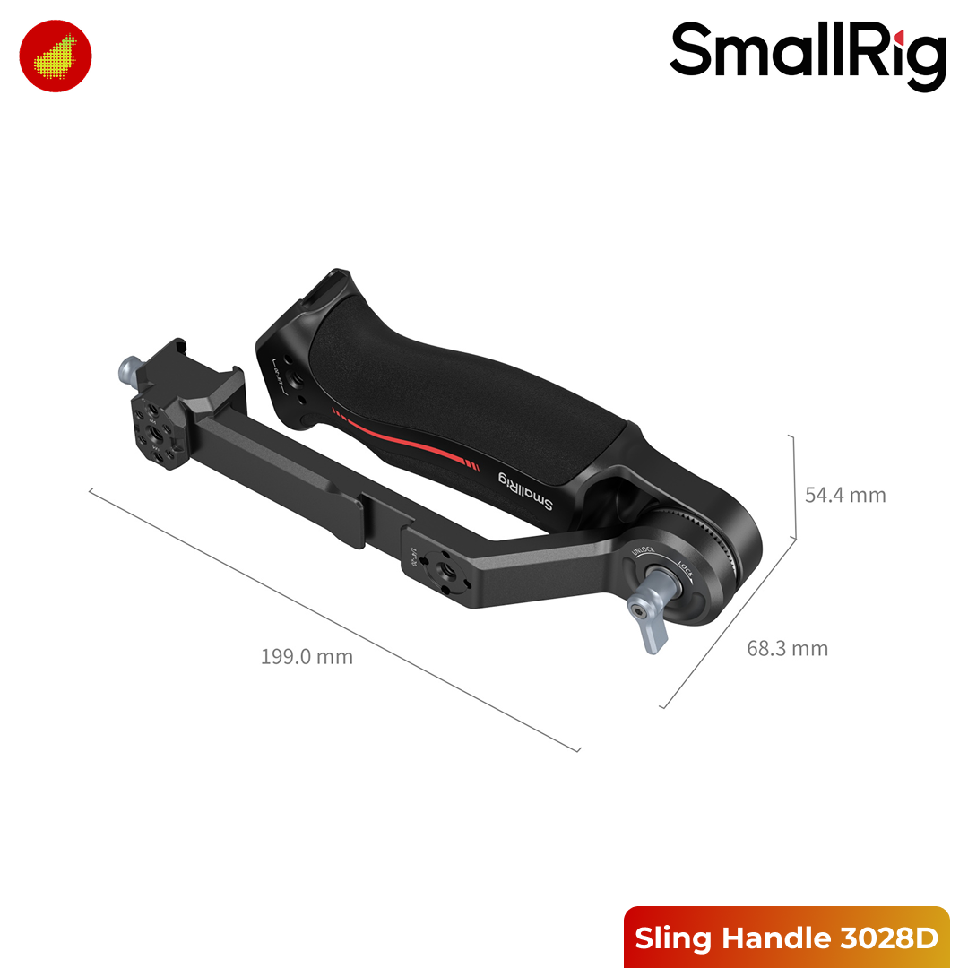 SmallRig Sling Handle for DJI RS 2 / RSC 2 / RS 3 / RS 3 Pro / RS 3 Mini / RS 4 / RS 4 Pro / RS 4 Mini - 3028D