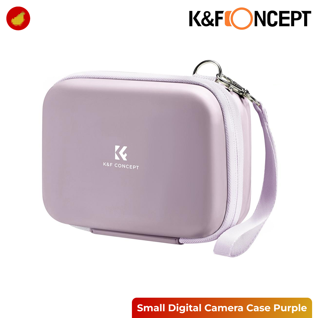 K&F Concept Small Digital Camera Case - Pink 167V2 | Purple 167V4