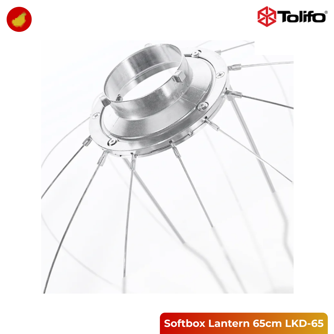 Tolifo Softbox Parabolik Lentera Reflector Quick Released 65cm - LKD-65