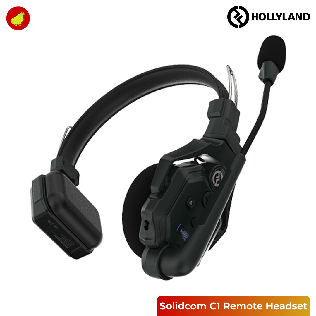 Hollyland Solidcom C1 Remote Full-Duplex Wireless DECT Single-Earte Headset