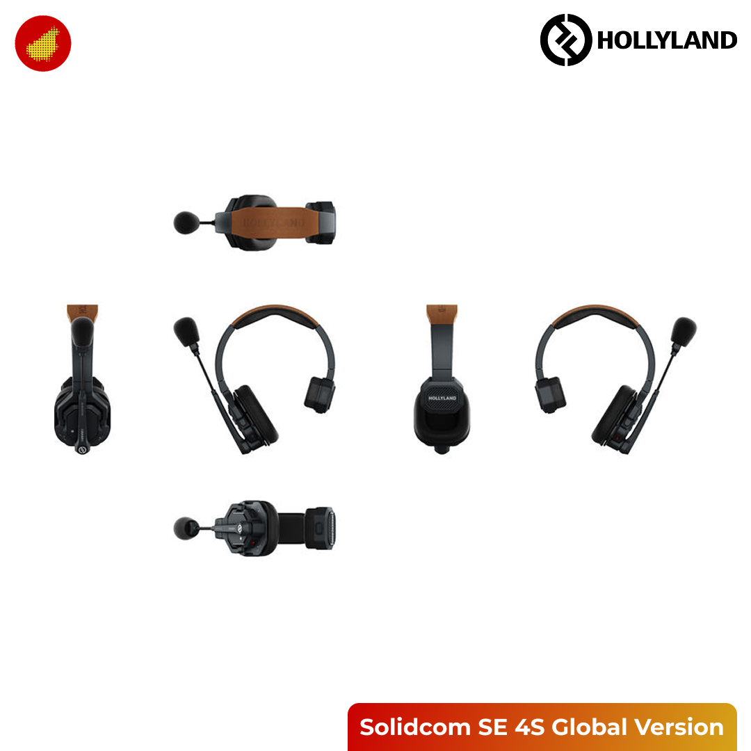 Hollyland Solidcom SE 4S Global Version Headset Wireless Intercom System
