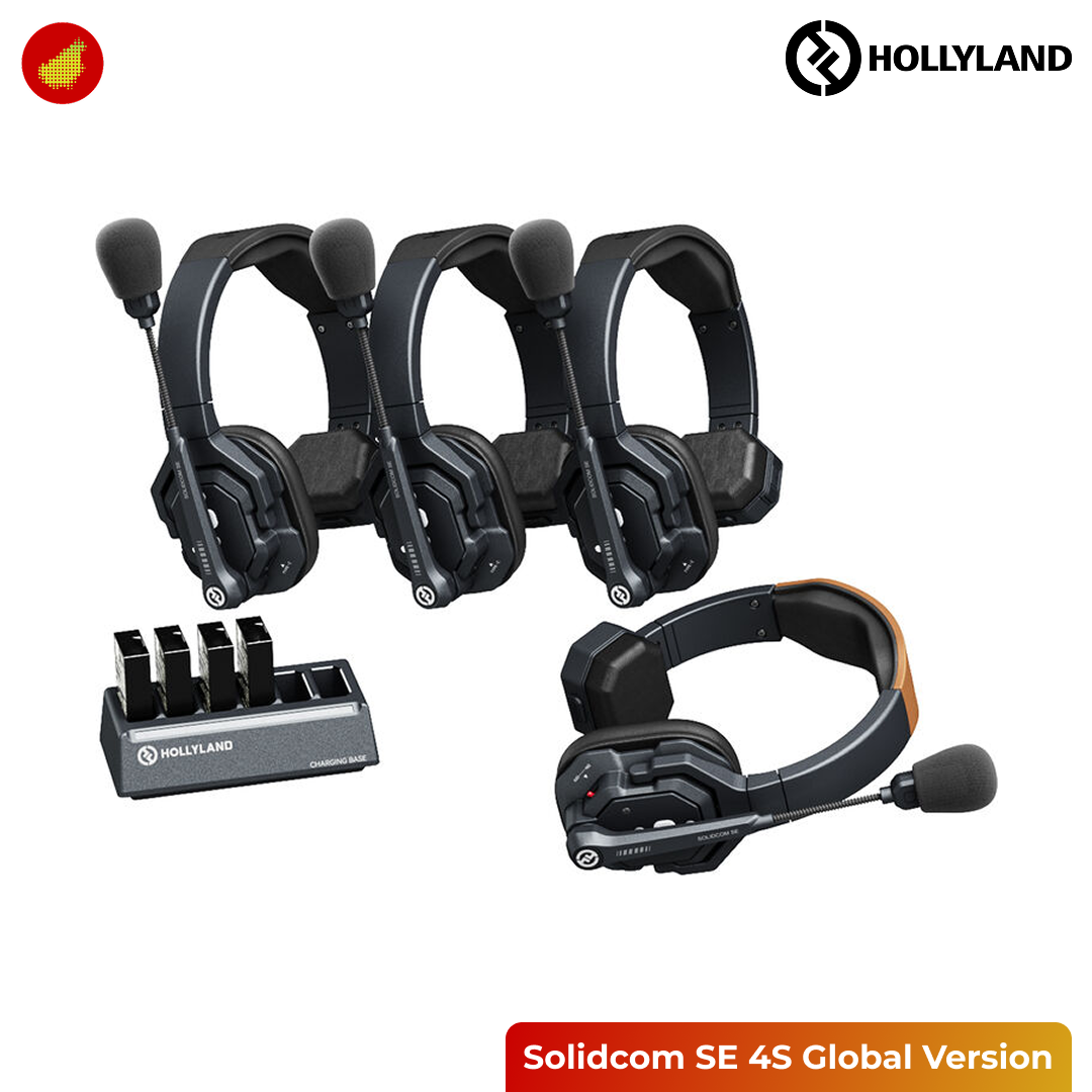 Hollyland Solidcom SE 4S Global Version Headset Wireless Intercom System