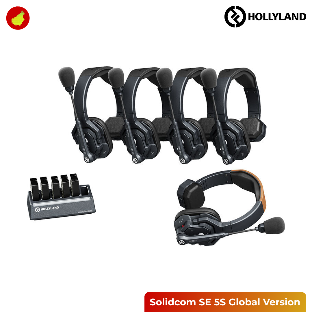 Hollyland Solidcom SE 5S Global Version Headset Wireless Intercom System
