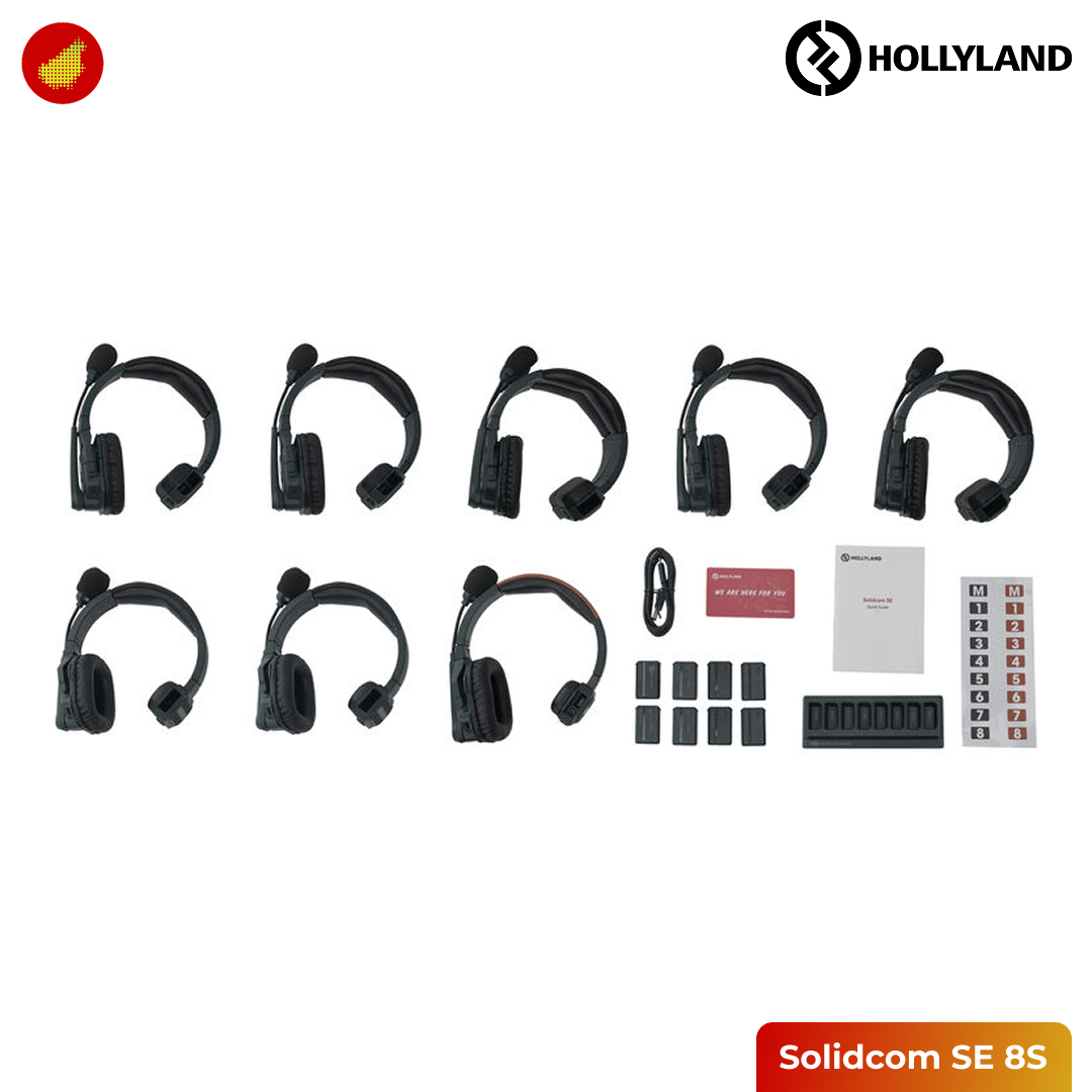 Hollyland Solidcom SE 8S Headset Wireless Intercom System