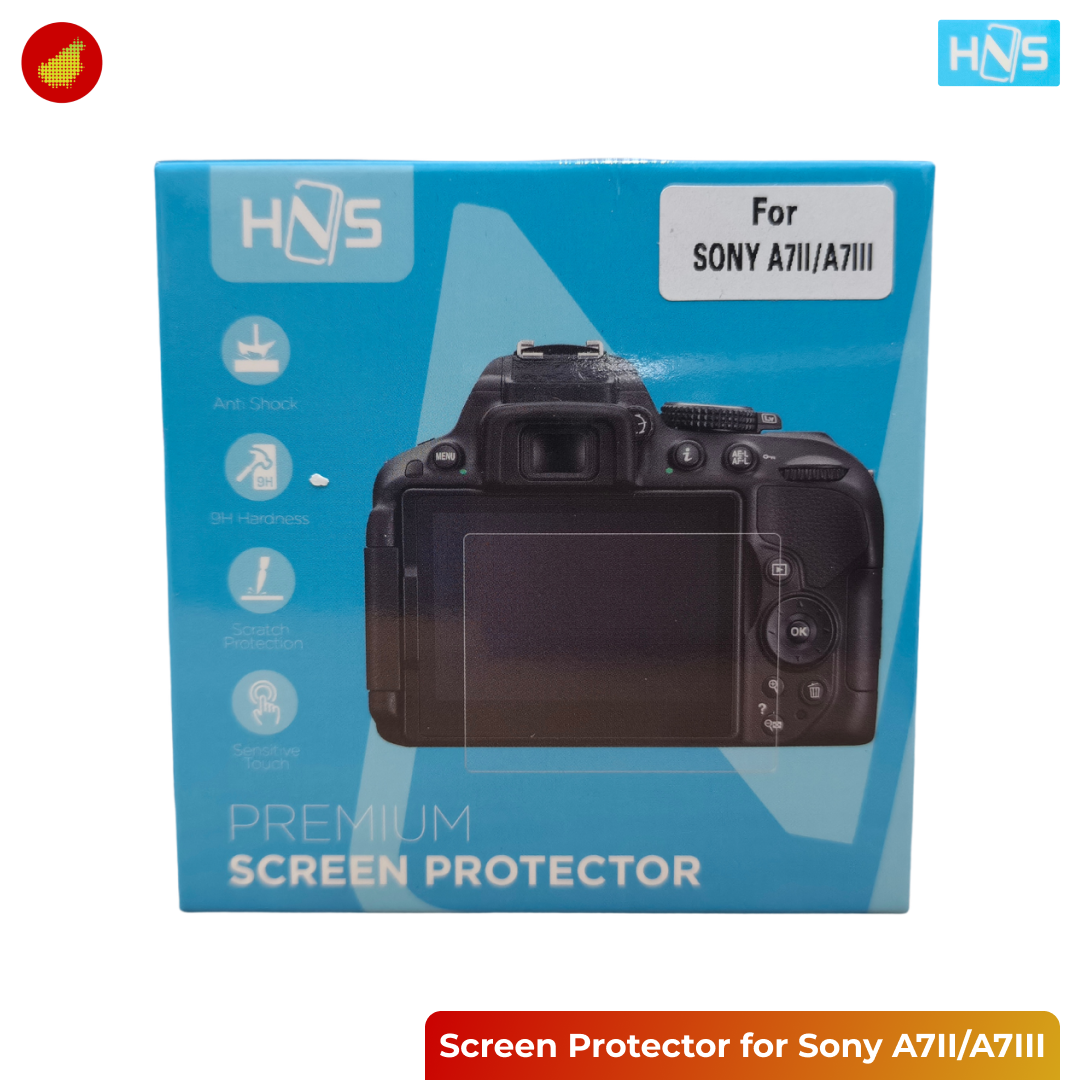 HNS Tempered Glass Premium Screen Protector for Sony / FUJIFILM / Canon / Nikon