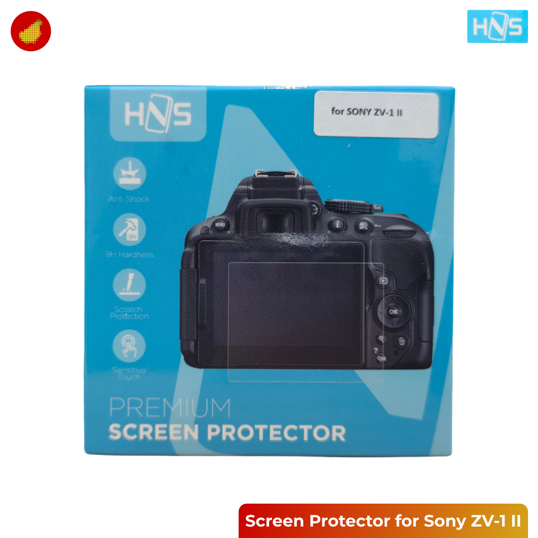 HNS Tempered Glass Premium Screen Protector for Sony / FUJIFILM / Canon / Nikon