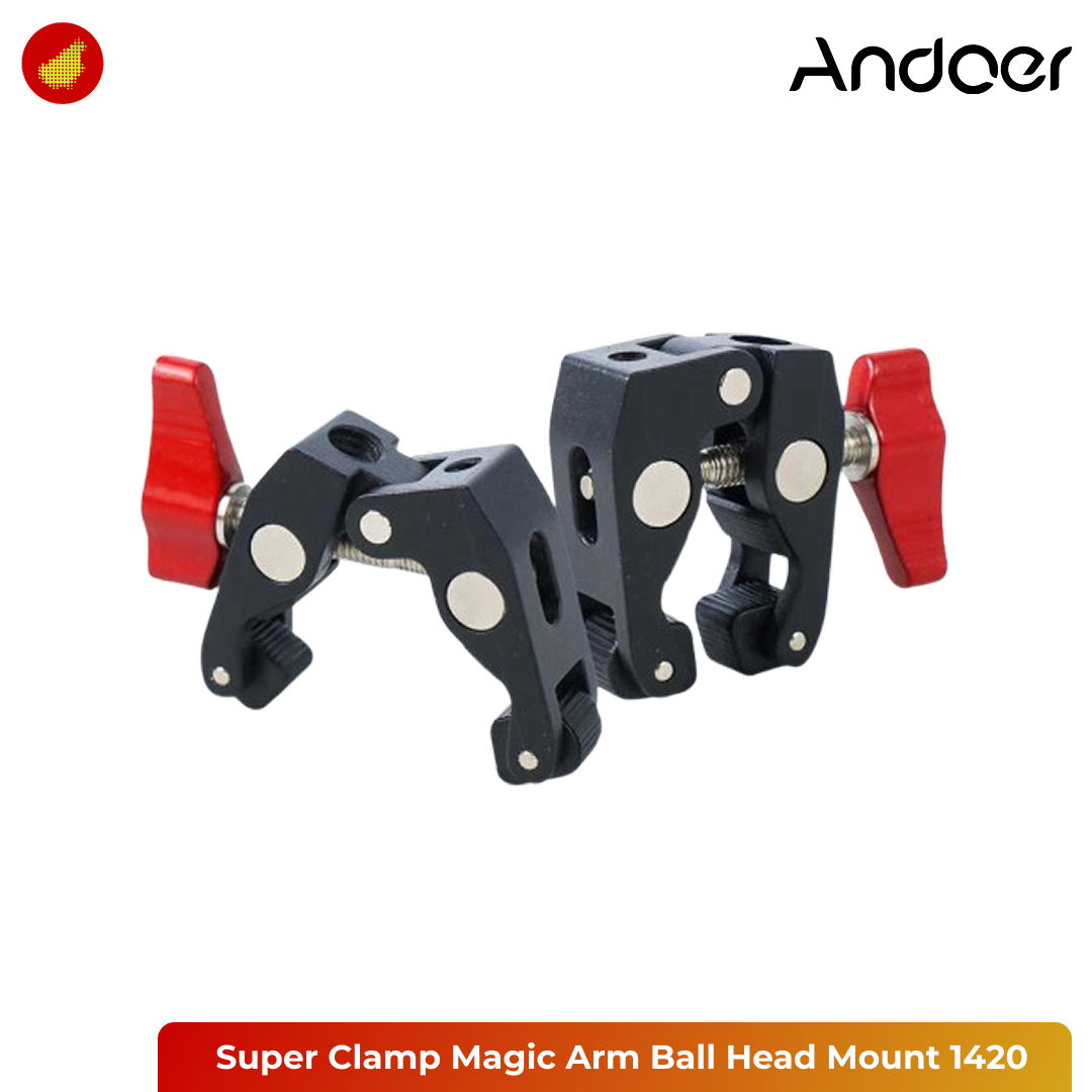 Andoer Super Clamp Magic Arm Ball Head Mount - 1420
