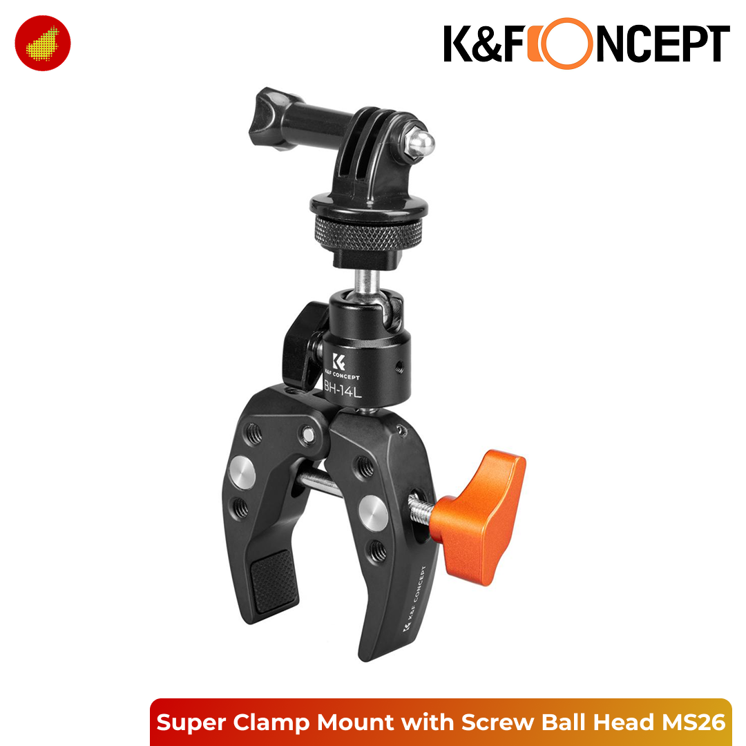 K&F Concept Super Clamp Mount with 1/4