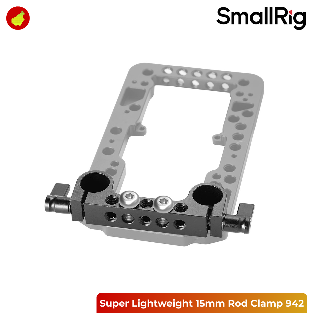 SmallRig Super Lightweight 15mm Rod Clamp - 942