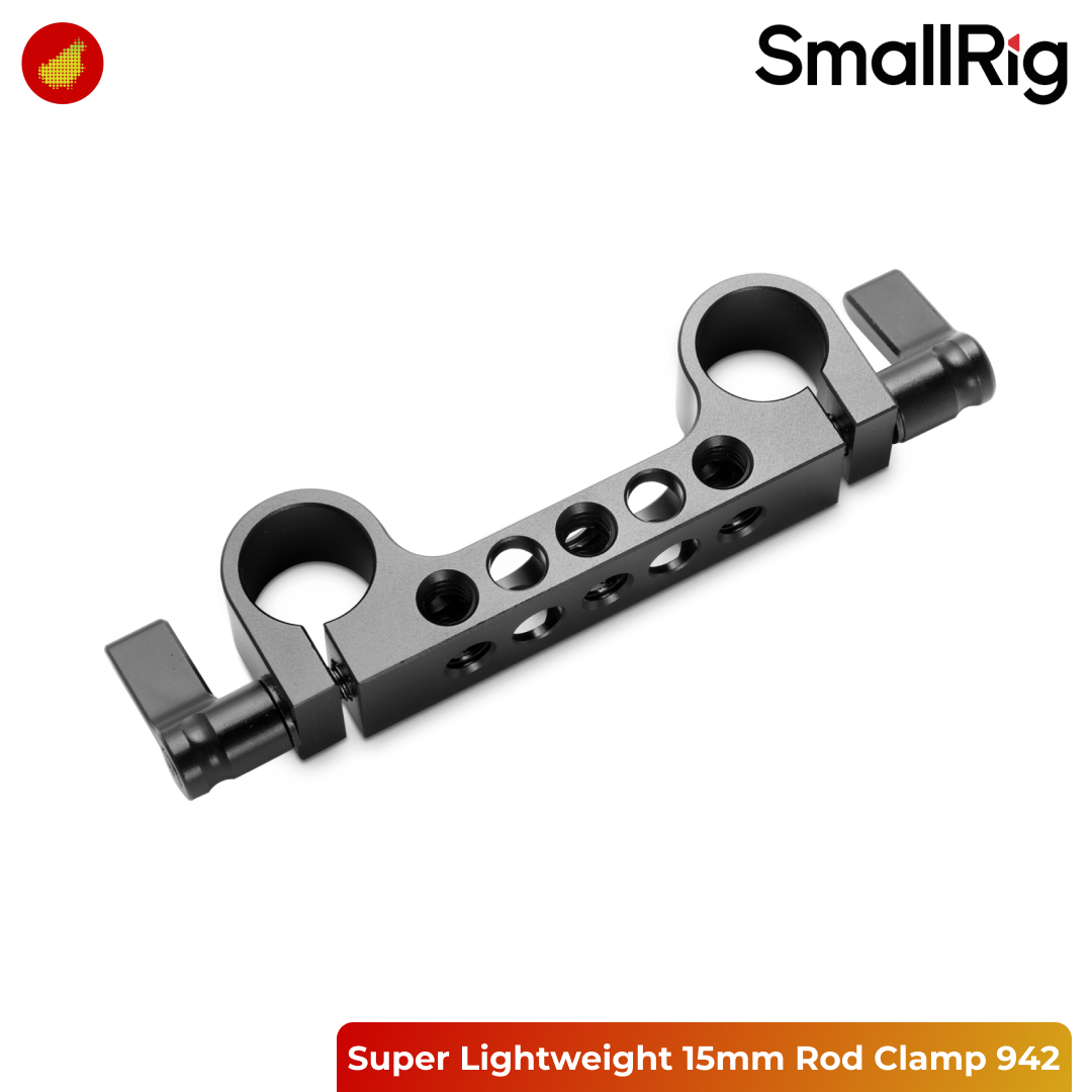 SmallRig Super Lightweight 15mm Rod Clamp - 942