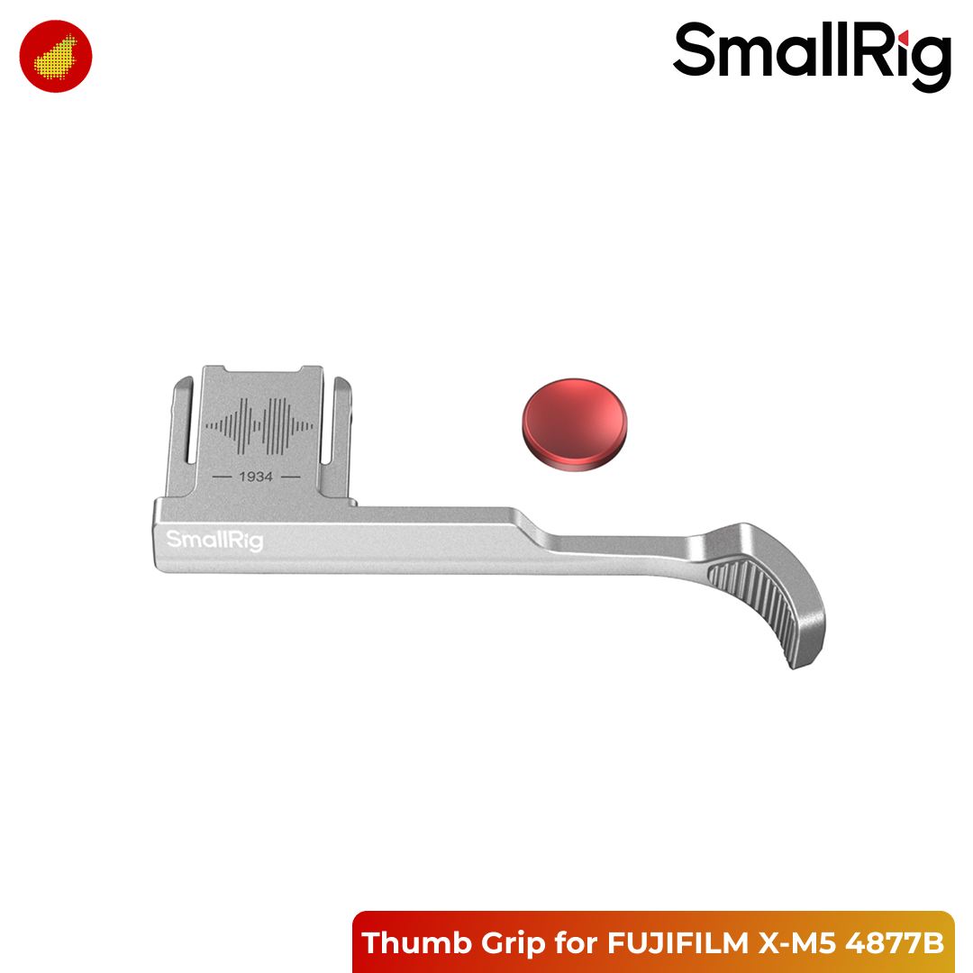 SmallRig Thumb Grip for FUJIFILM X-M5 - Silver 4877B | Black 4878B
