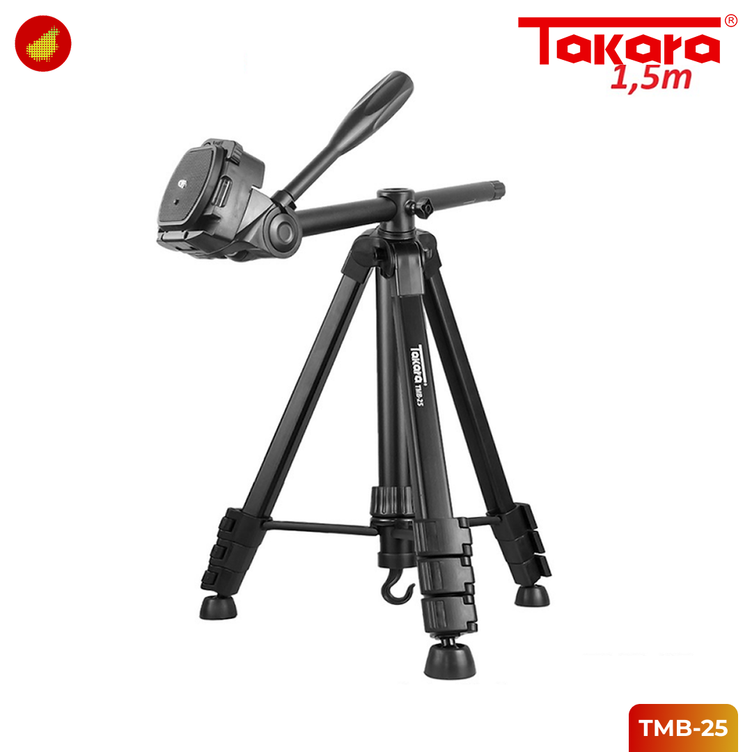 Takara TMB-25 Overhead Flatlay Tripod Monopod with Fluid Video Head