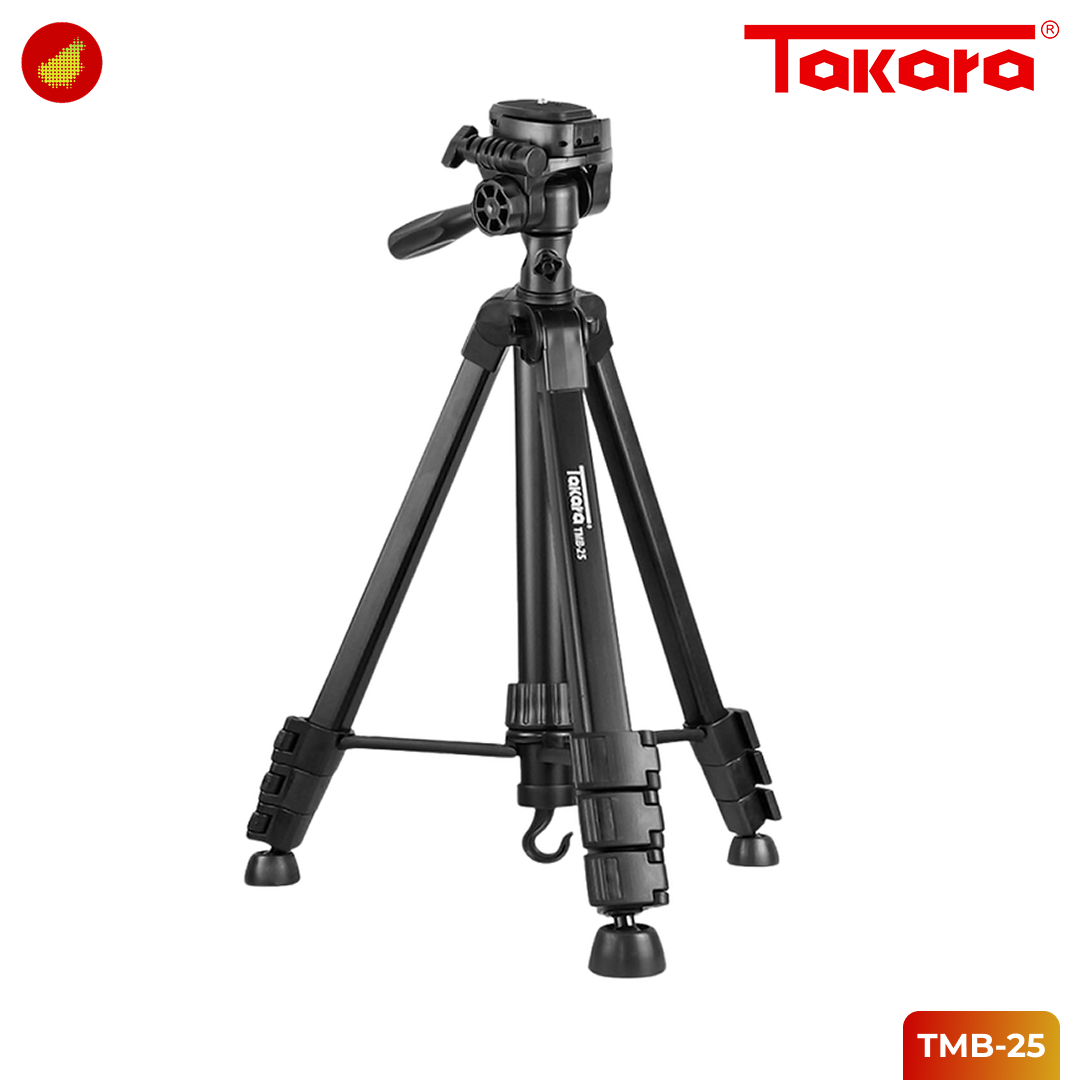 Takara TMB-25 Overhead Flatlay Tripod Monopod with Fluid Video Head