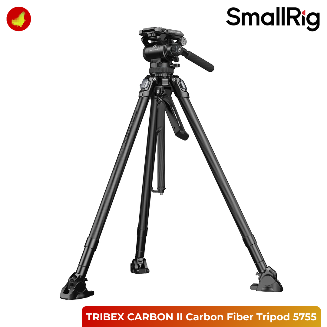 SmallRig x Potato Jet TRIBEX CARBON II Carbon Fiber Tripod With Dynamic Balance Hydraulic Fluid Head - 5755