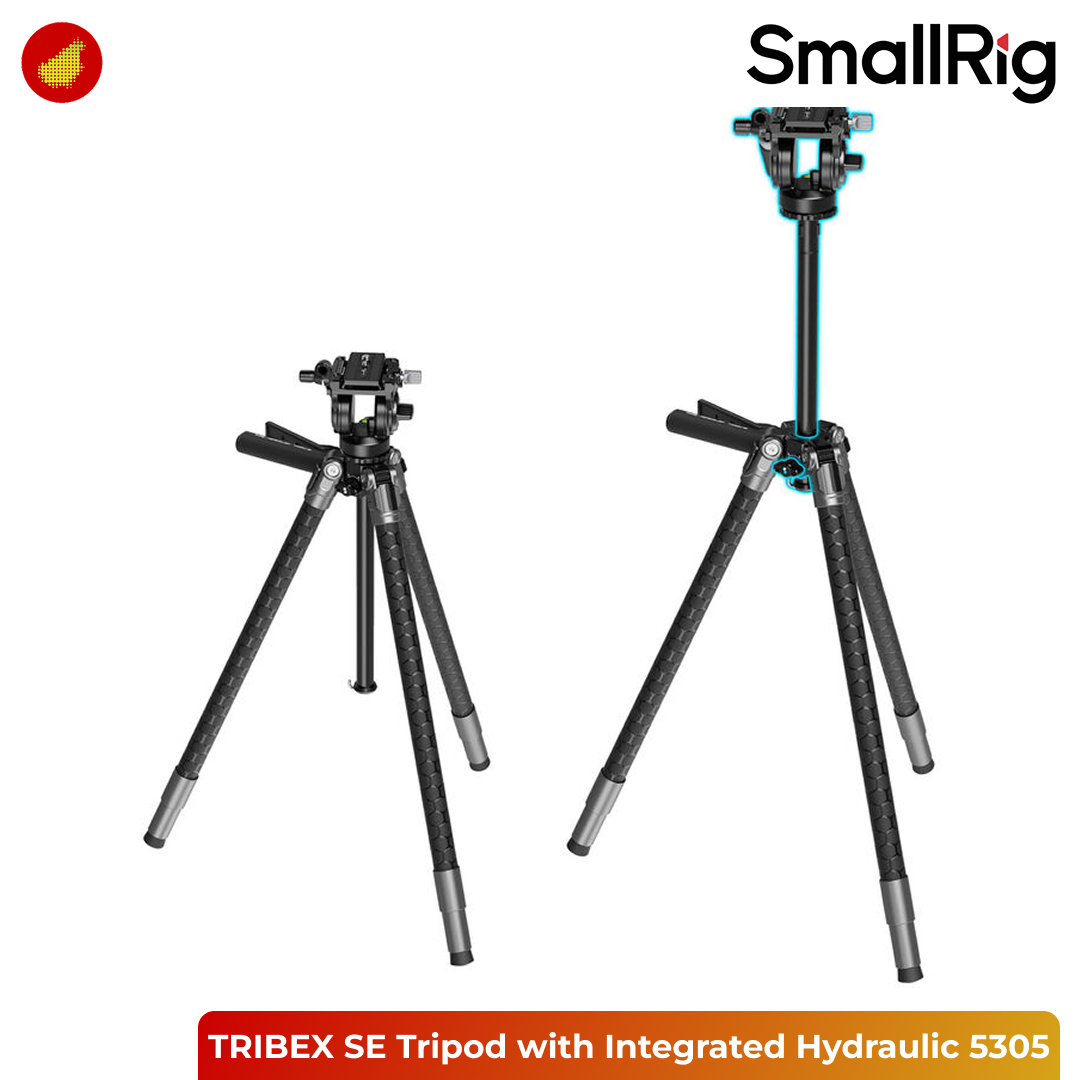 SmallRig x Potato Jet TRIBEX SE Tripod with Integrated Hydraulic Fluid Head - 5305