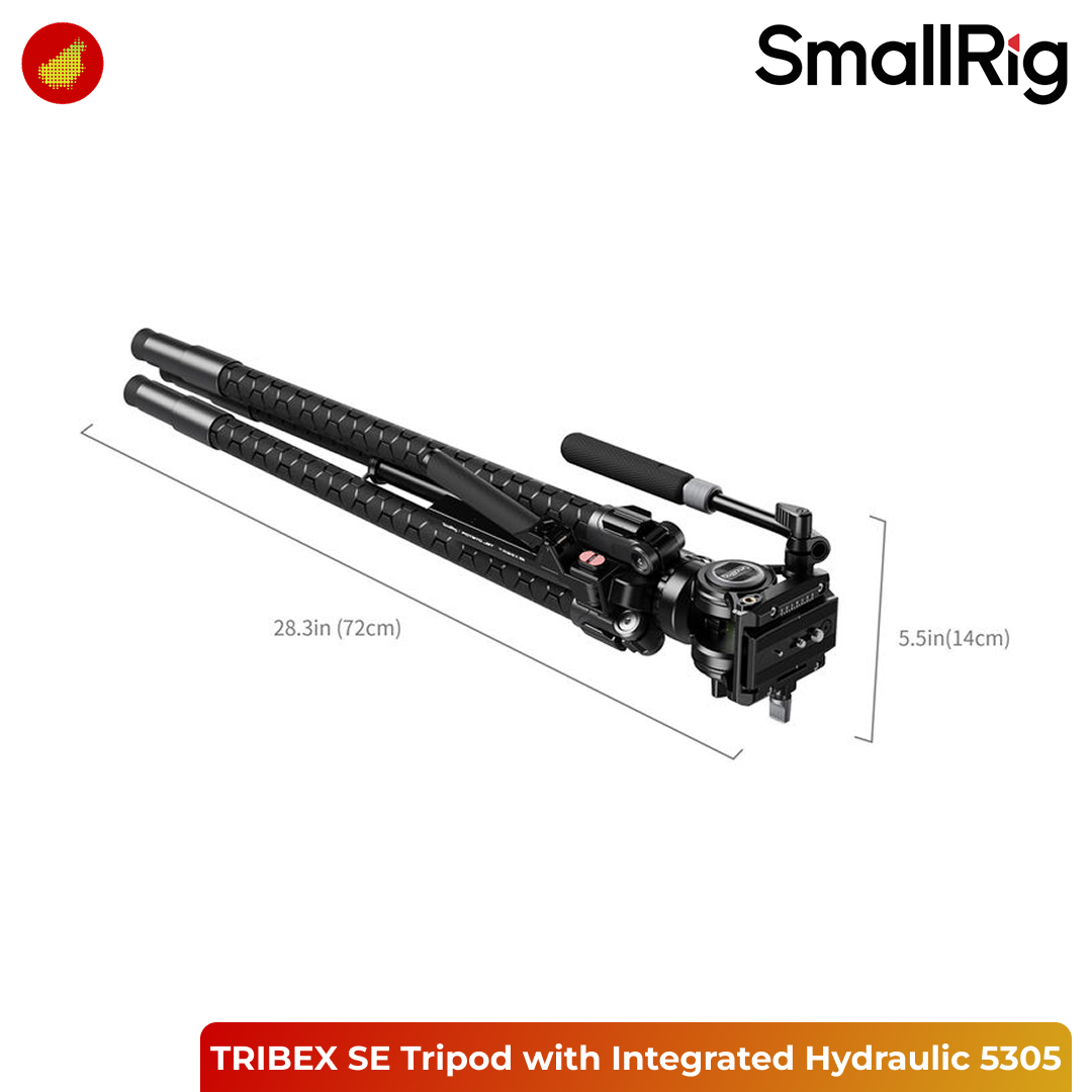 SmallRig x Potato Jet TRIBEX SE Tripod with Integrated Hydraulic Fluid Head - 5305