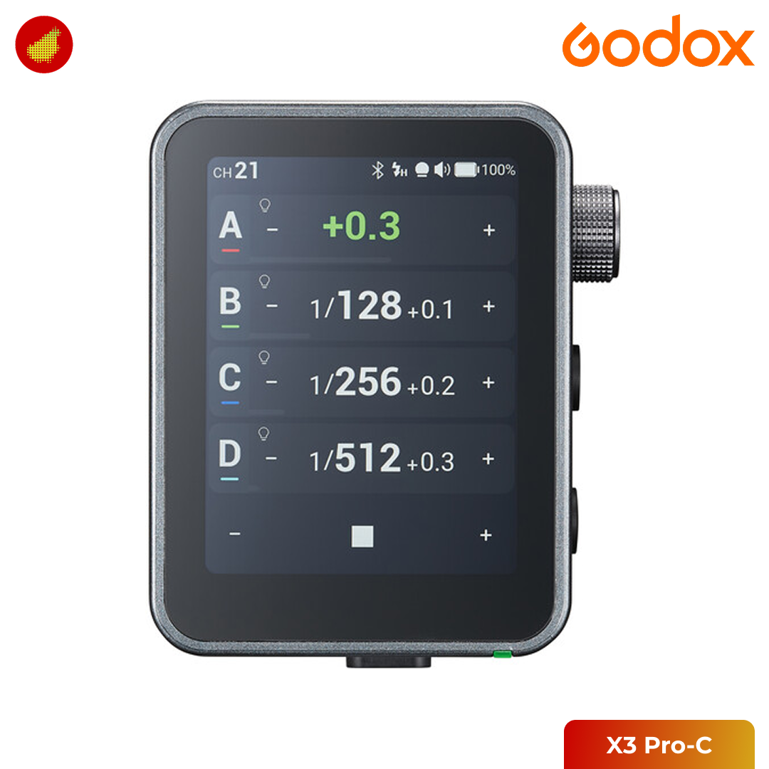 Godox X3 Pro Touchscreen TTL Wireless Flash Trigger for Canon / Nikon / Sony / Fujifilm