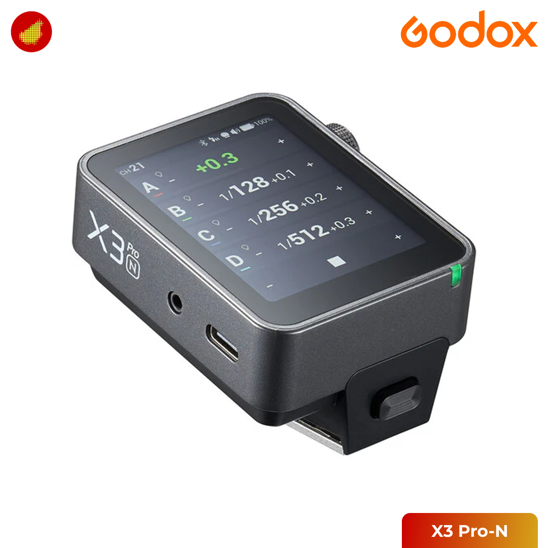 Godox X3 Pro Touchscreen TTL Wireless Flash Trigger for Canon / Nikon / Sony / Fujifilm