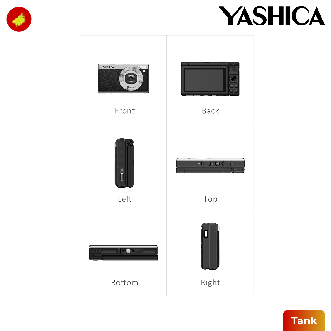 YASHICA Tank Compact Digital Camera