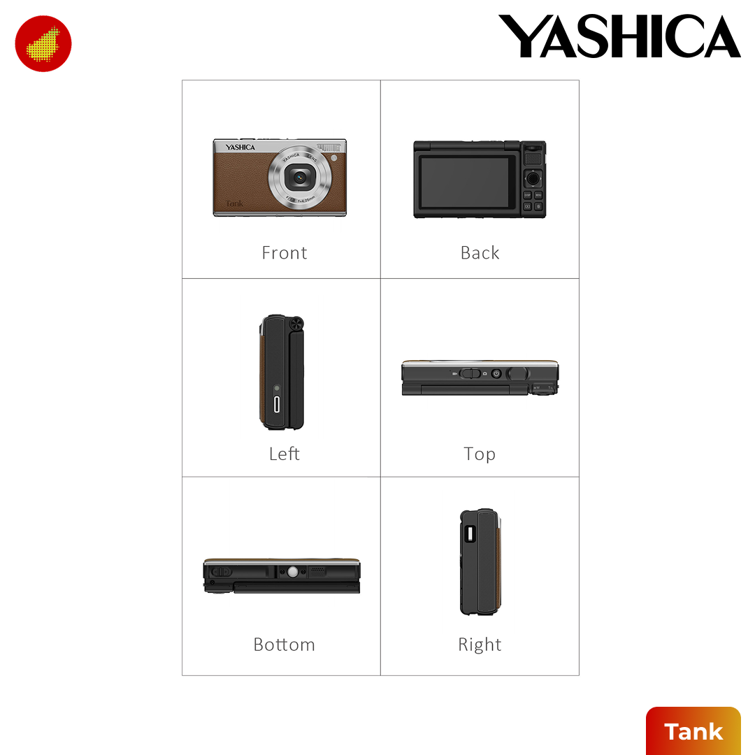 YASHICA Tank Compact Digital Camera