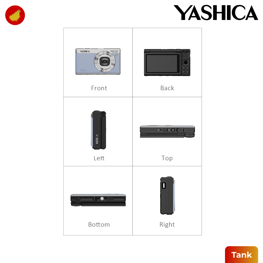 YASHICA Tank Compact Digital Camera