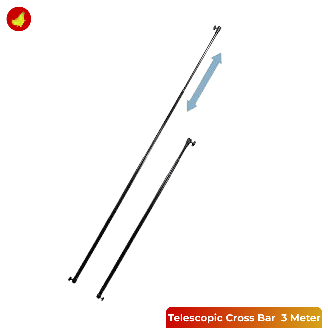 Telescopic Cross Bar for Studio Background 3 Meter