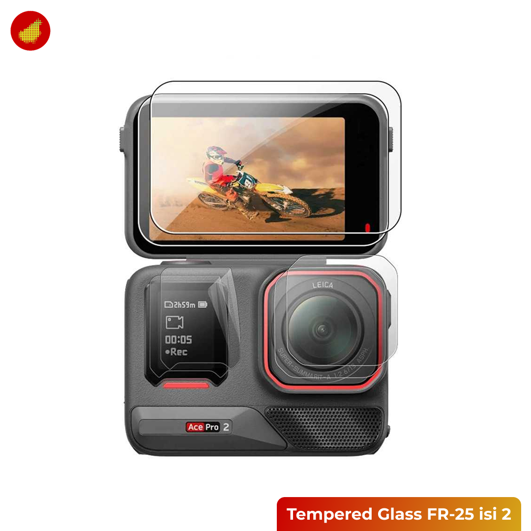 FARAJI Tempered Glass Protective Film for Insta360 Ace Pro 2