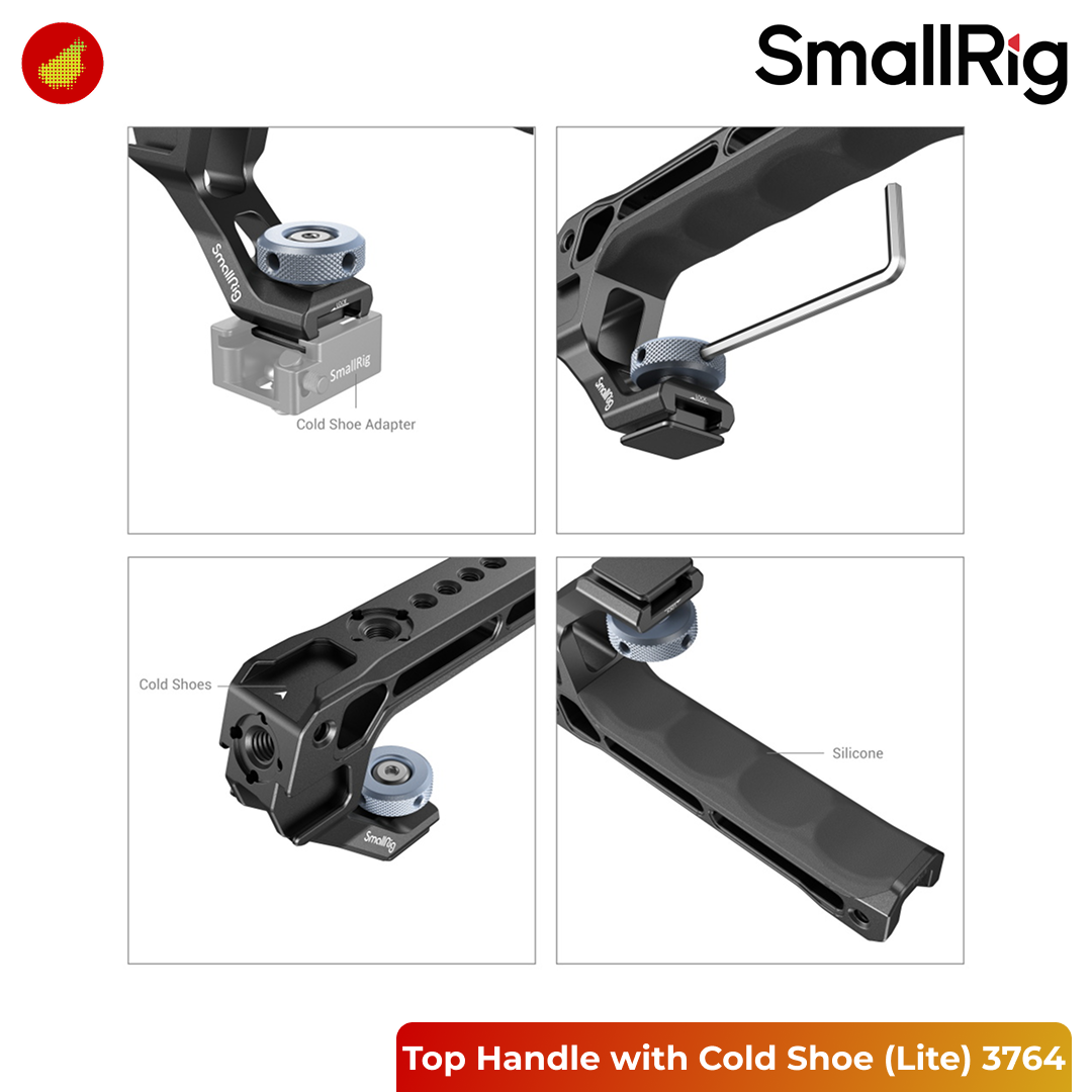 SmallRig Top Handle with Cold Shoe (Lite) - 3764