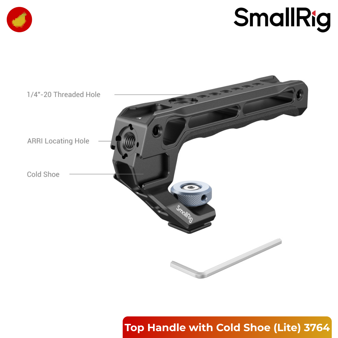 SmallRig Top Handle with Cold Shoe (Lite) - 3764