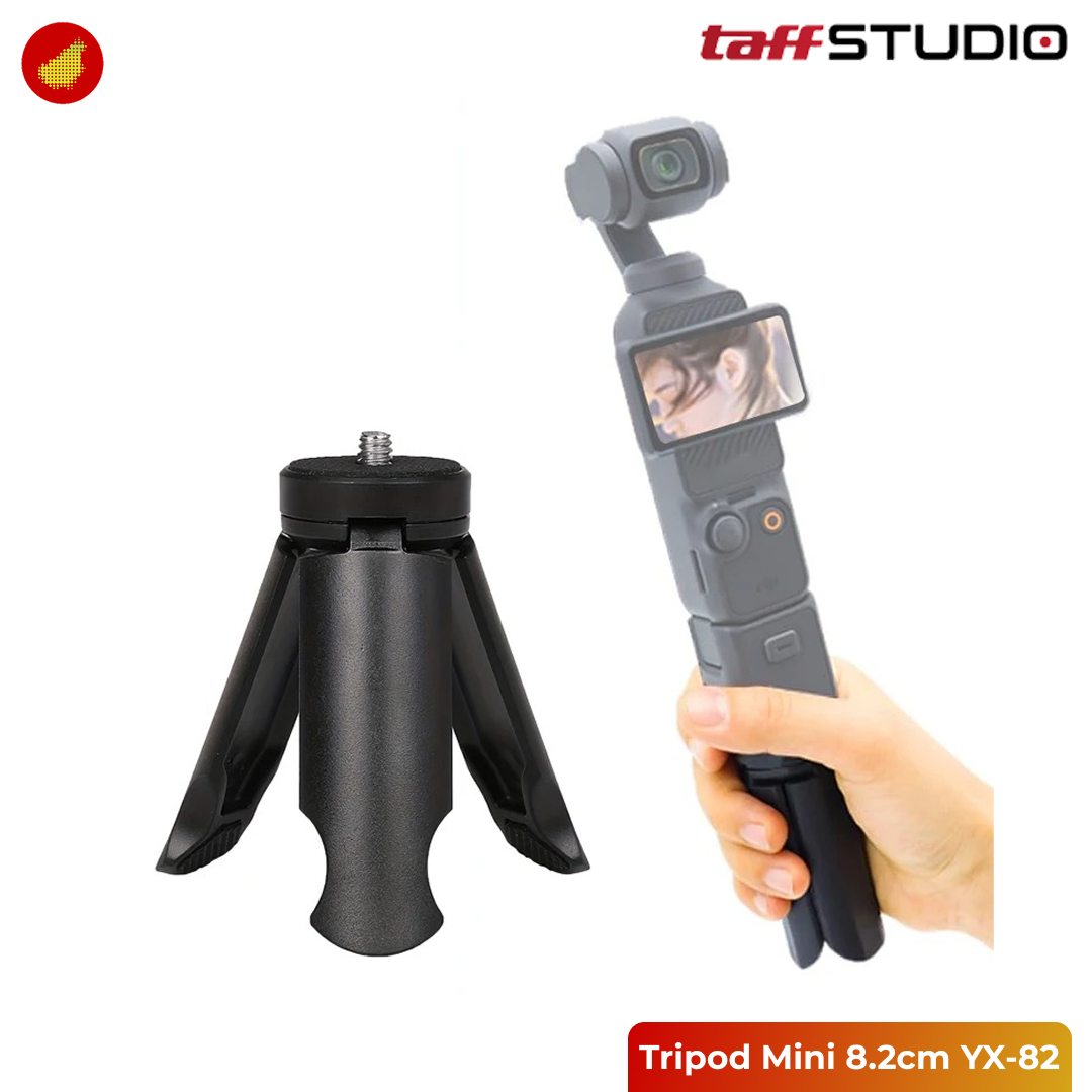 TaffSTUDIO Tripod Mini Camera Portable Universal Monopod 1/4 8.2cm - YX-82