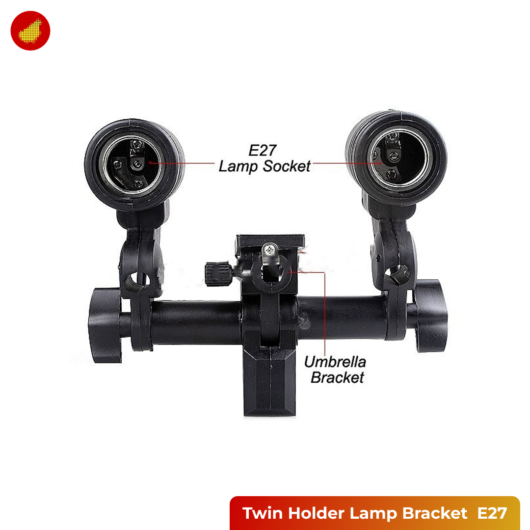 SUPON Twin Holder Lamp Light Bracket Socket E27 - SP2