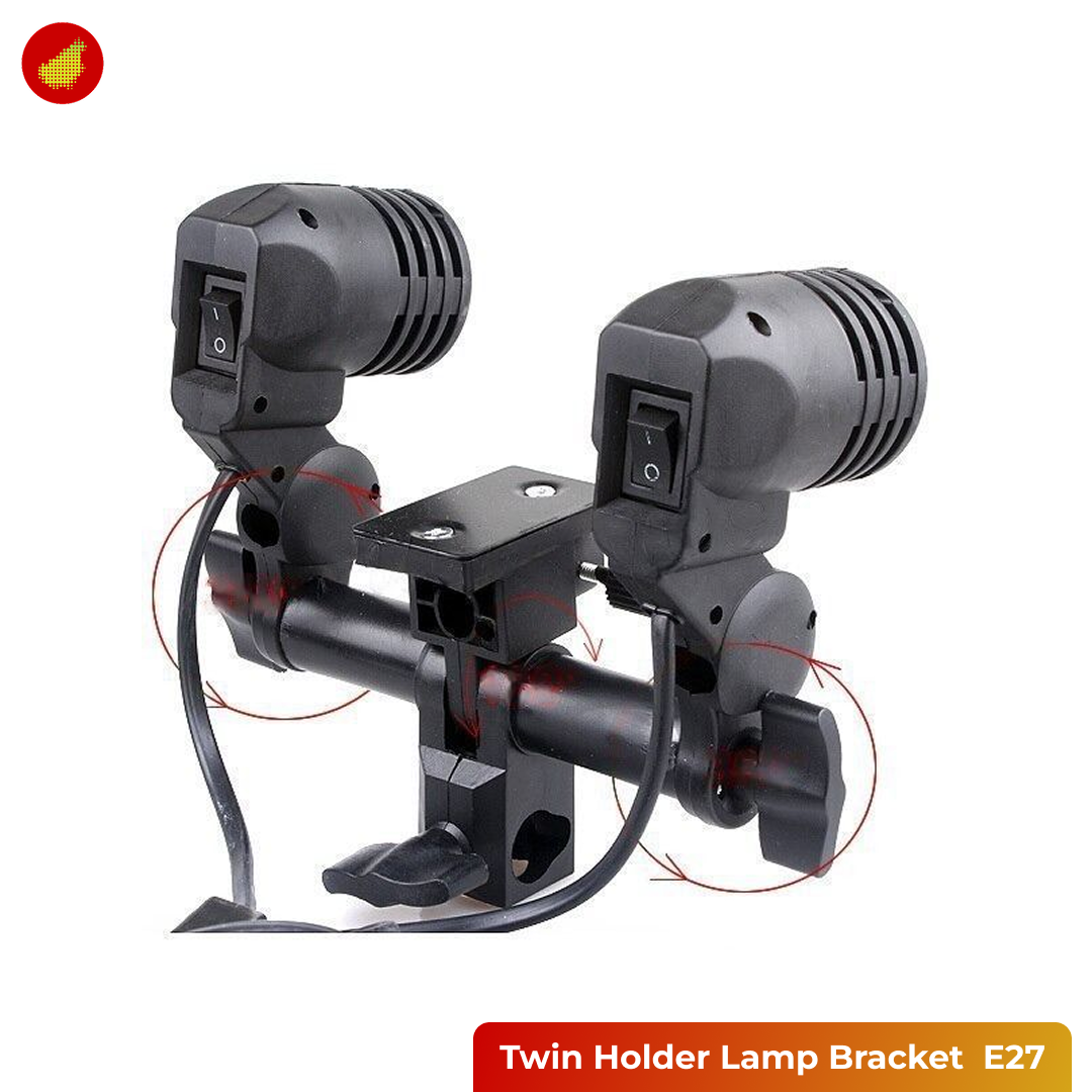 SUPON Twin Holder Lamp Light Bracket Socket E27 - SP2