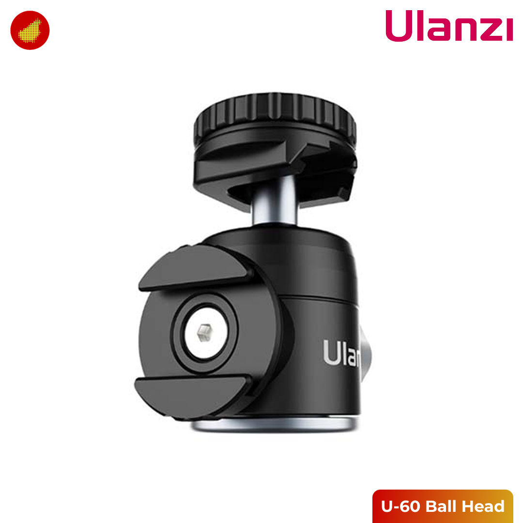 Ulanzi U-60 Dual Cold Shoe Ball Head